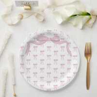 Chá de fraldas Elegante de Fita Rosa