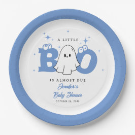 Prato De Papel Chá de fraldas Ghost Boy Cute Boo de Halloween
