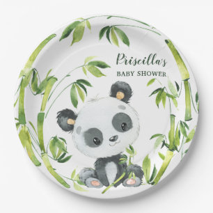 Prato De Papel Chá de fraldas Neutro de Gênero do Bambu Verde