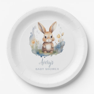 Prato De Papel Chá de fraldas Neutro de Sexo Bunny