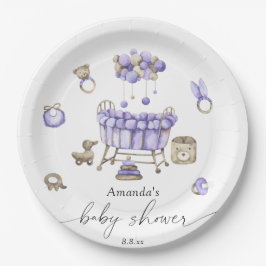 Prato De Papel Chá de fraldas neutro em termos de gênero