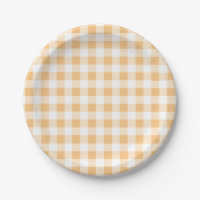 Chá de fraldas Orange Gingham