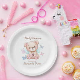 Prato De Papel Chá de fraldas Personalizado