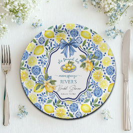 Prato De Papel Chá de Noiva Ela Encontrou Seu Amor