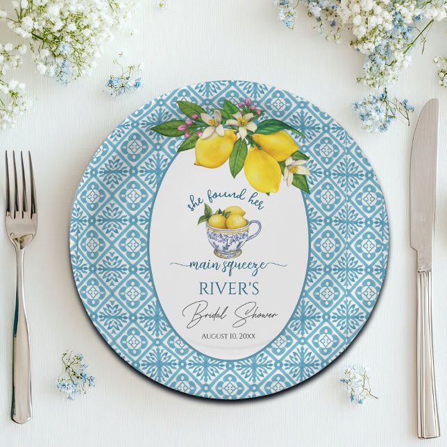 Prato De Papel Chá de Noiva Ela Encontrou Seu Amor (Criador carregado)