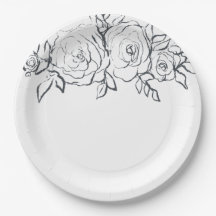 Chá de noiva, floral, Louças