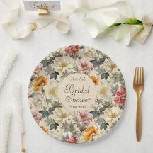 Chá de panela botânico retrô elegante de luxo