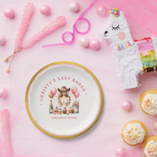 Prato De Papel Chá de panela de Festa de solteira do Western Rode