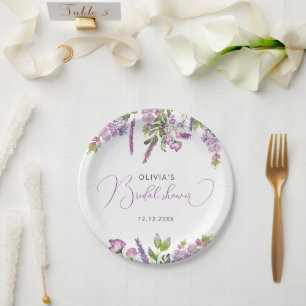 Prato De Papel Chá de panela de Lavanda Russo Moderno Elegante