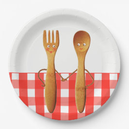 Prato De Papel Chá de panela de Verão