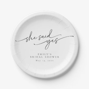 Prato De Papel Chá de panela elegante e minimalista personalizáve