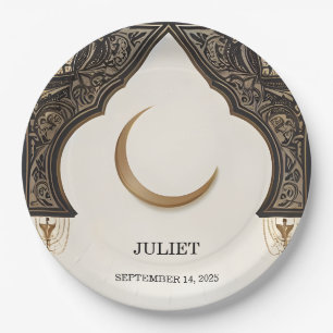 Prato De Papel Chá de panela muçulmano Islam Nikah Arabima Walima