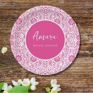 Prato De Papel Chá de panela PINK TALAVERA