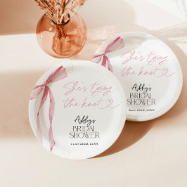 Prato De Papel Chá de panela rosa, Chá de panela elegante