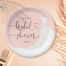 Chá de panela rosa-rosado de vestido elegante