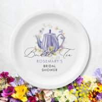 Chá Nupcial Teapot Roxo Chá de Noiva