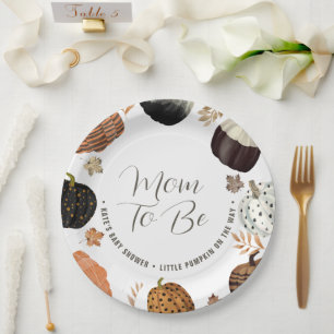 Prato De Papel Chame a mamãe para ser um pequeno papel de Chá de