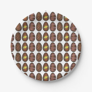 Prato De Papel Chancelaria de Chocolate Creme de Páscoa Creme de