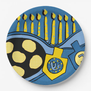 Prato De Papel Chanucá Trava Papel