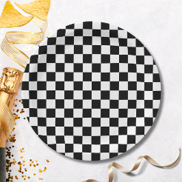 Prato De Papel Chapas a preto