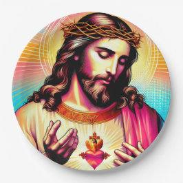 Prato De Papel Chapas coloridas de papel jesus!