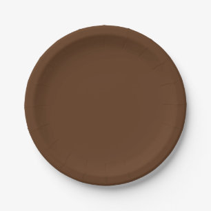 Prato De Papel Chapas de papel coloridas a chocolate de padeiro