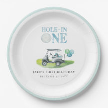 Chapas de Papel de Aniversário de Carrinho Azul Bu