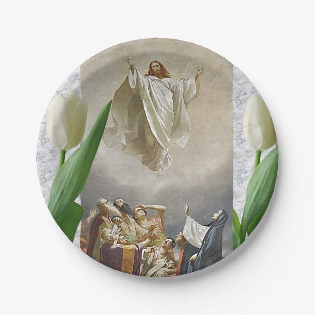 Prato De Papel Chapas de papel de Jesus Cristo (Frente)