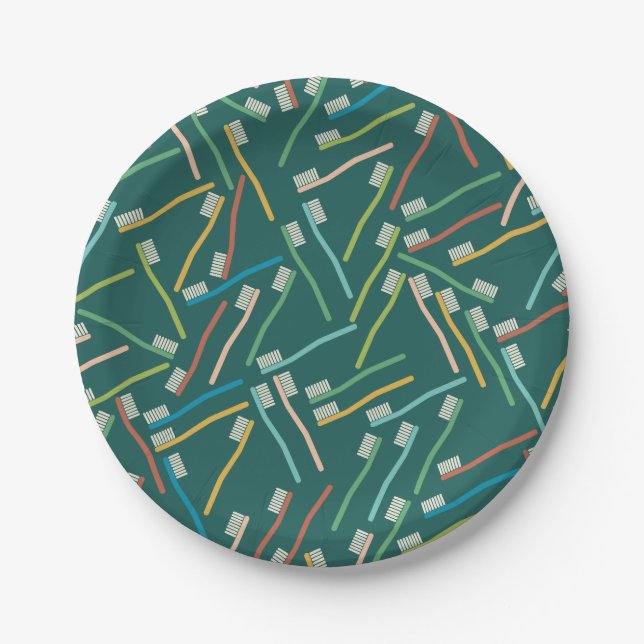 Prato De Papel Chapas de Papel Dentista Cujo Canto (Frente)