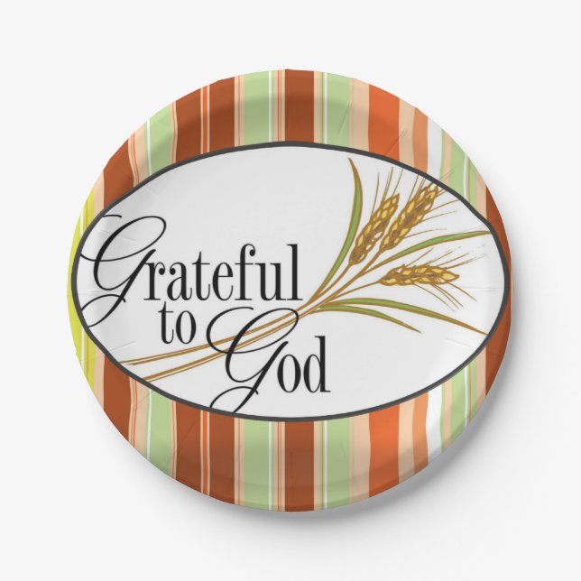 Prato De Papel Chapas de papel Deus (Frente)