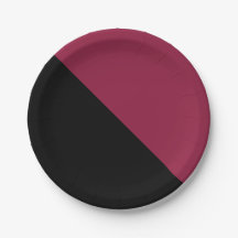 Chapas de papel em bloco de cor (Preto e Vermelho