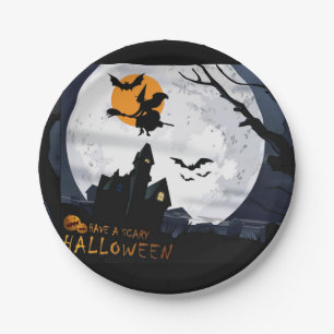 Prato De Papel Chapas de papel Halloween