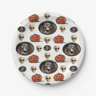 Prato De Papel Chapas de papel Halloween