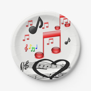 Prato De Papel Chapas de papel Música