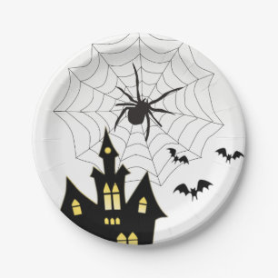 Prato De Papel Chapas de papel no Halloween