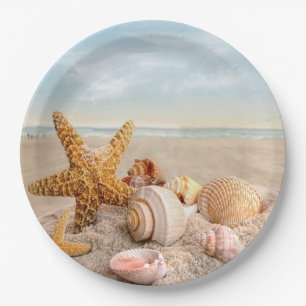 Prato De Papel Chapas de papel para a Seashell