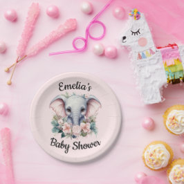 Prato De Papel Chapas de papel para chás de fraldas personalizada