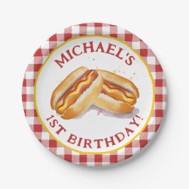 Prato De Papel Chapas de papel para Festa de aniversário de cacho