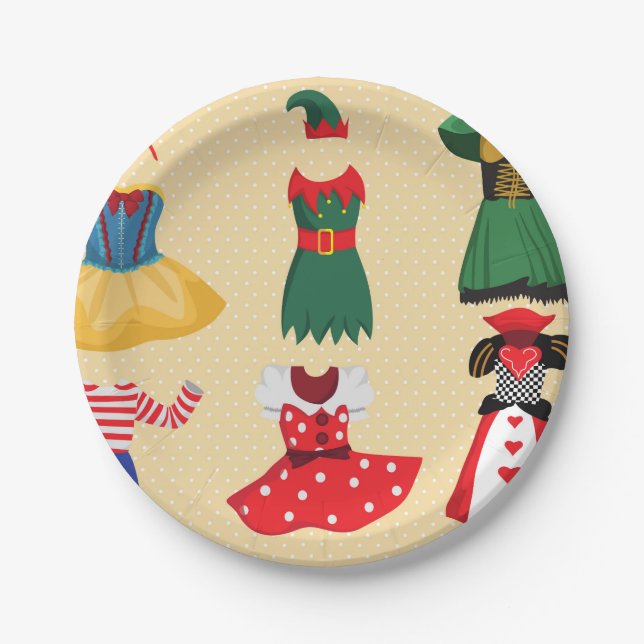 Prato De Papel Chapas de papel para roupas (Frente)