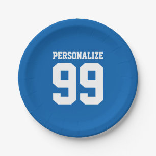 Prato De Papel Chapas de papel personalizadas para o aniversário