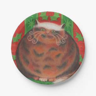 Prato De Papel Chapas de papel Pud de Natal