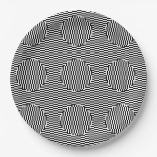 Prato De Papel Chapas de Partes de Ilusões Ópticas - conjunto 3