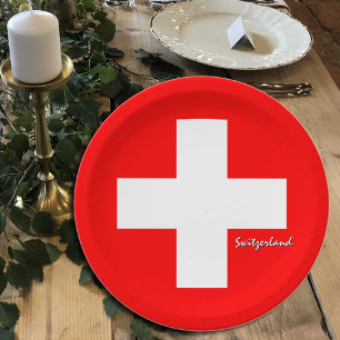 Prato De Papel Chapas, festas, esportes, Suiça
