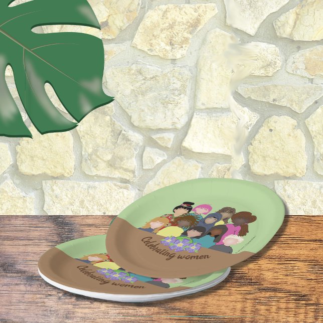 Prato De Papel Chapas internacionais de papel para uso feminino (Criador carregado)