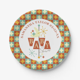 Prato De Papel Chás de fraldas Modernos do Século médio - Retroat