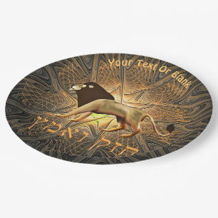 Prato De Papel Chazak Ve'ematz