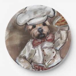 Prato De Papel Chef Yorkie