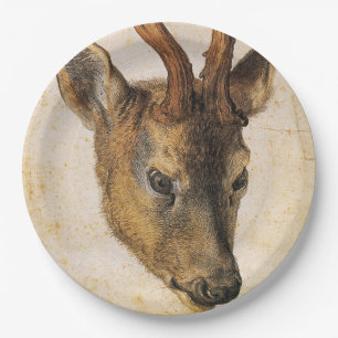 Prato De Papel Chefe de Stag (Wild Animal) (por Albrecht Durer)