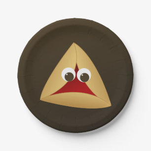 Prato De Papel Cherry Hamentashen
