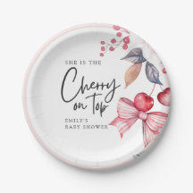 Cherry no Chá de fraldas de coquete do Arco Rosa S